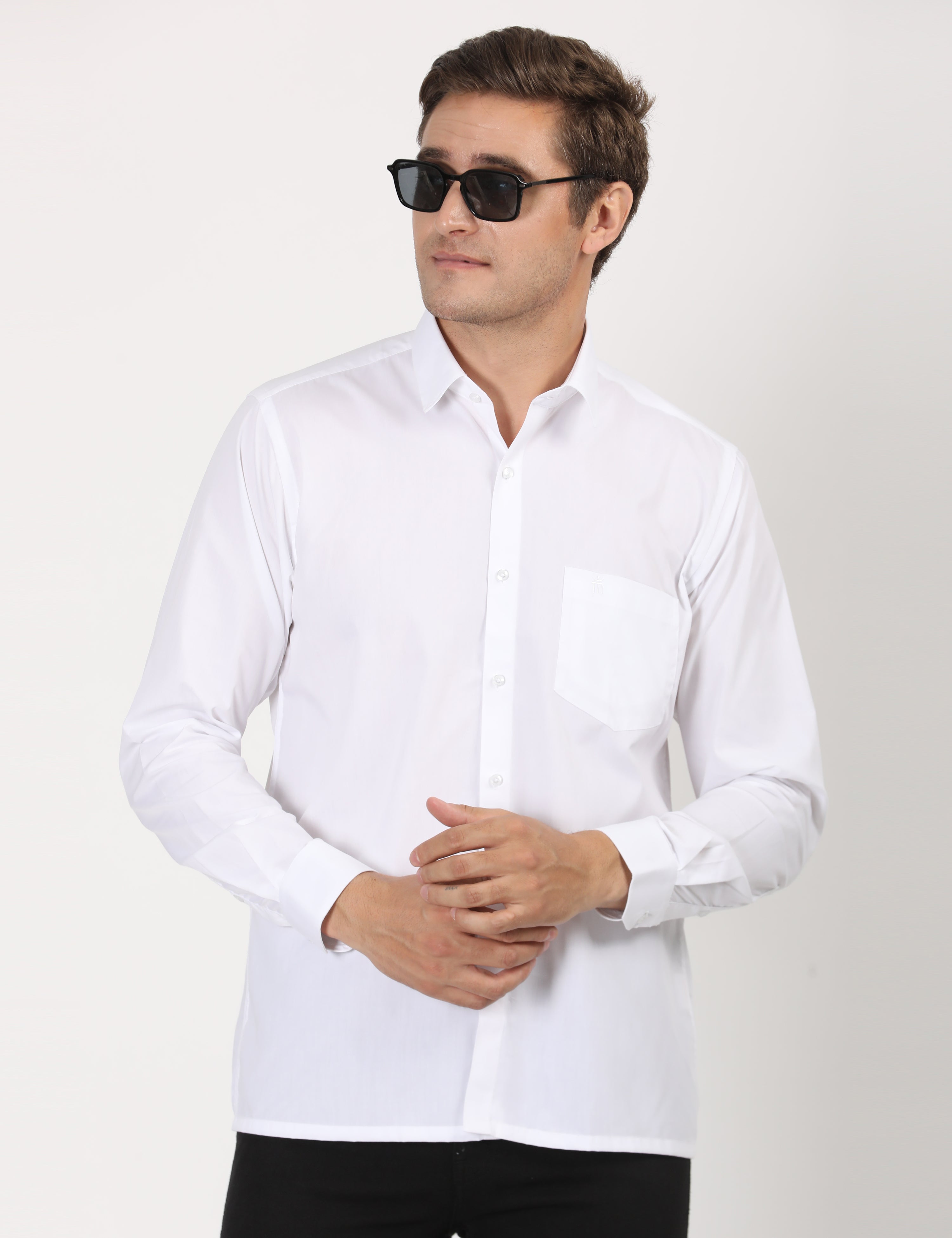 GIZA COTTON WHITE SHIRT