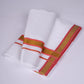 FS-103 W/S DHOTI 2.00 MTR - GOLD DARK ORANGE