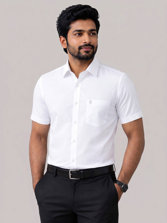 Adolin Formal White Shirt For Men