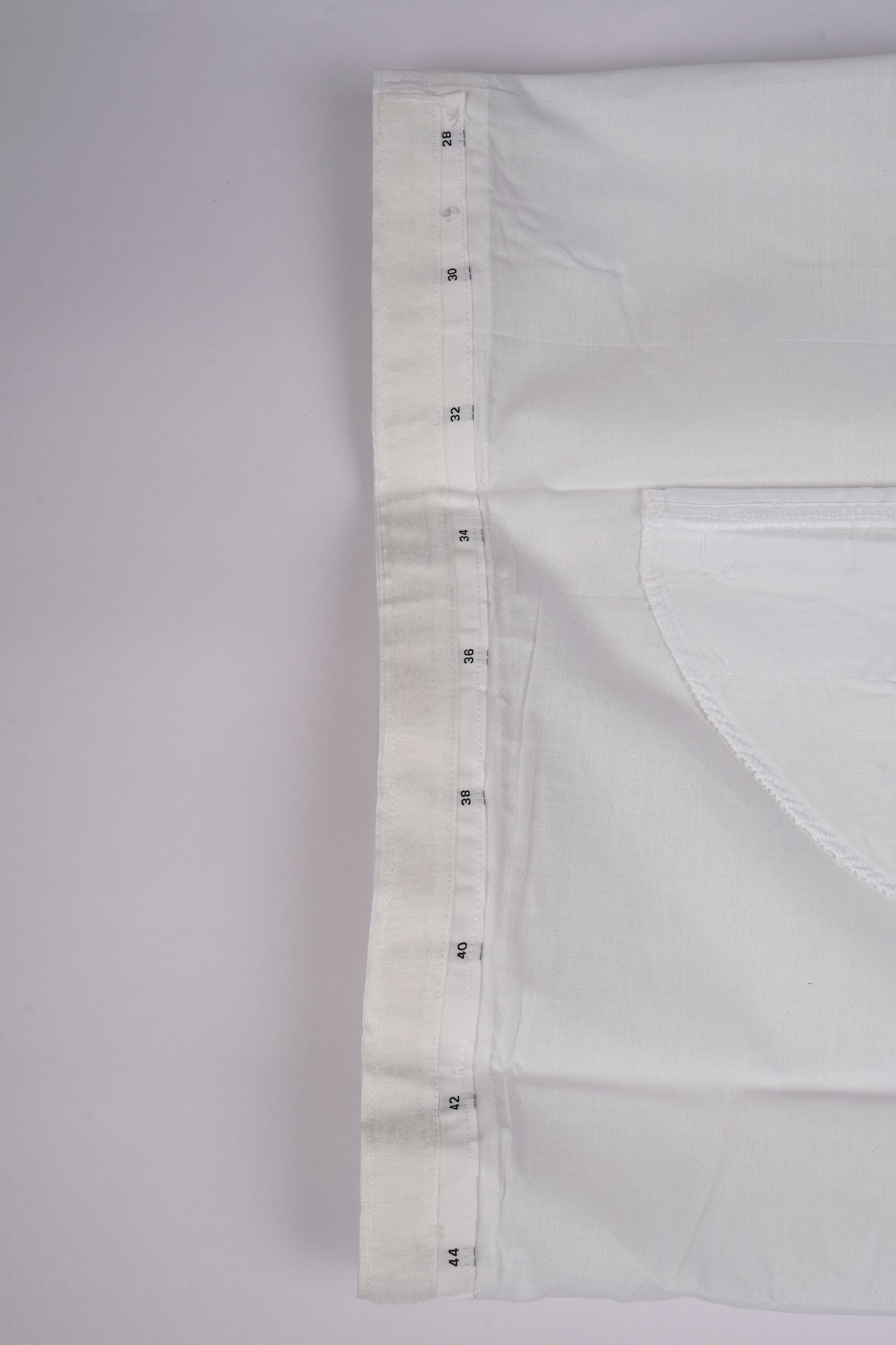 PKT GLS-02 VELCRO WHITE SINGLE DHOTI