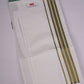 PKT FS-01 VELCRO WHITE SINGLE DHOTI - Green