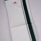 PKT FD-01 VELCRO WHITE DOUBLE DHOTI - Dark Green