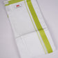 PKT FD-01 VELCRO WHITE DOUBLE DHOTI - Green