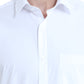 MCR ANTI WRINKLE Half Sleeve Formal White Shirt For Men
