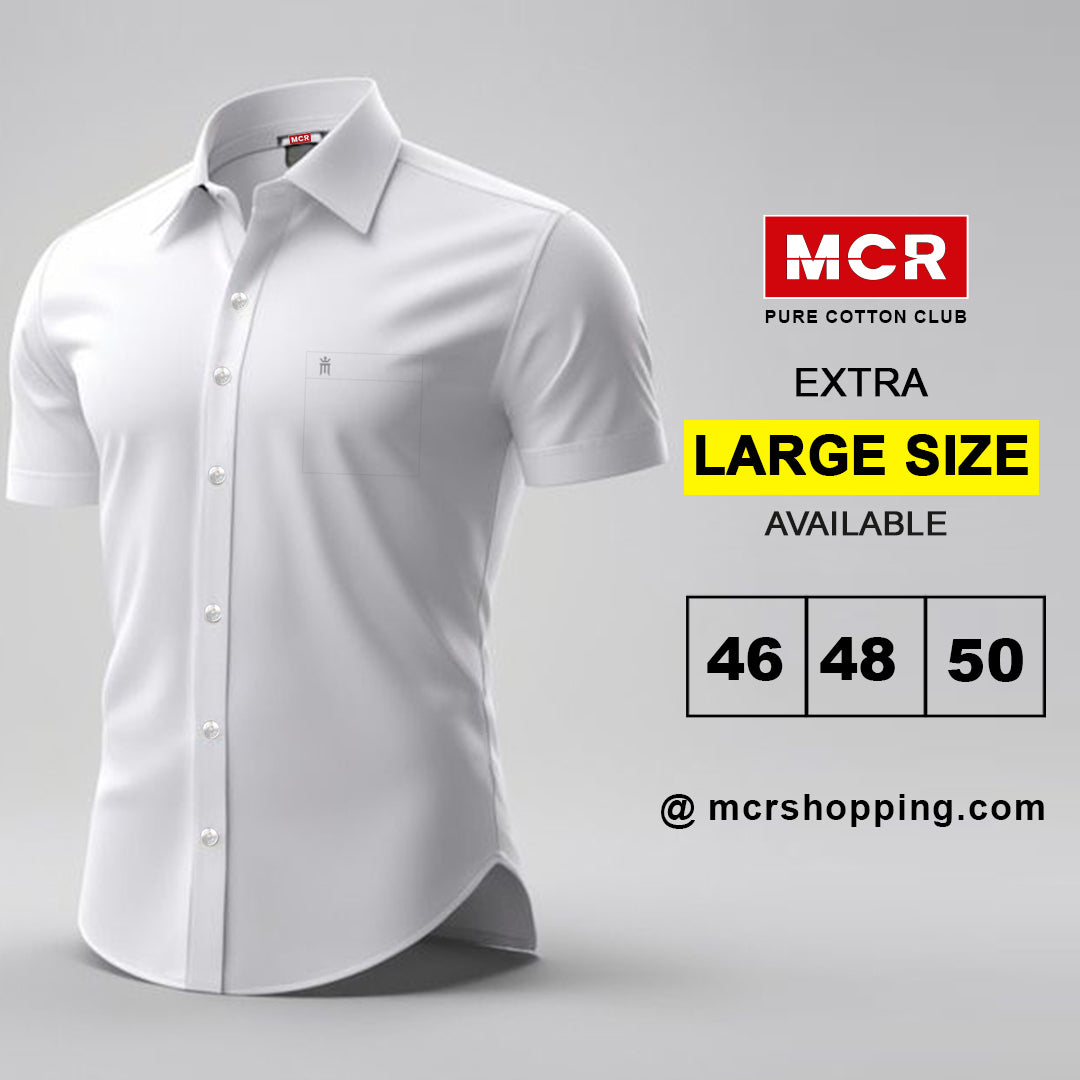 Mr. MCR Offer Combo White Shirt (Buy 1 get 1 free)