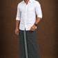 Sulthan Colours Dhoti - Olive Green