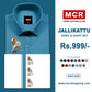 JALLIKATTU COLOUR SINGLE SET H/S - Light Blue (54)