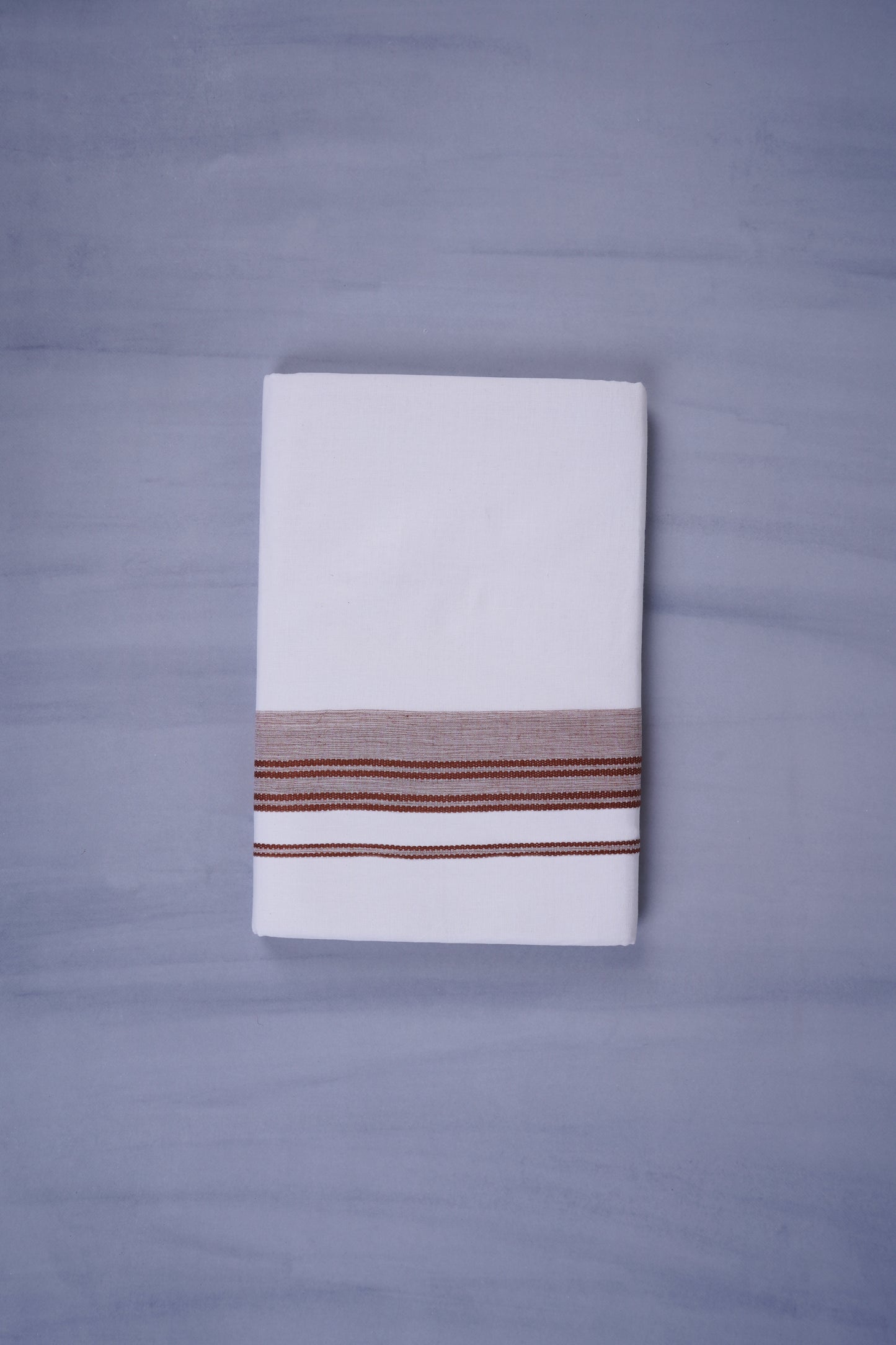 KERALOOM FINISH COTTON 333 W/D DHOTI 3.80 MTR - Brown