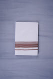 KERALOOM FINISH COTTON 333 W/D DHOTI 3.80 MTR - Brown