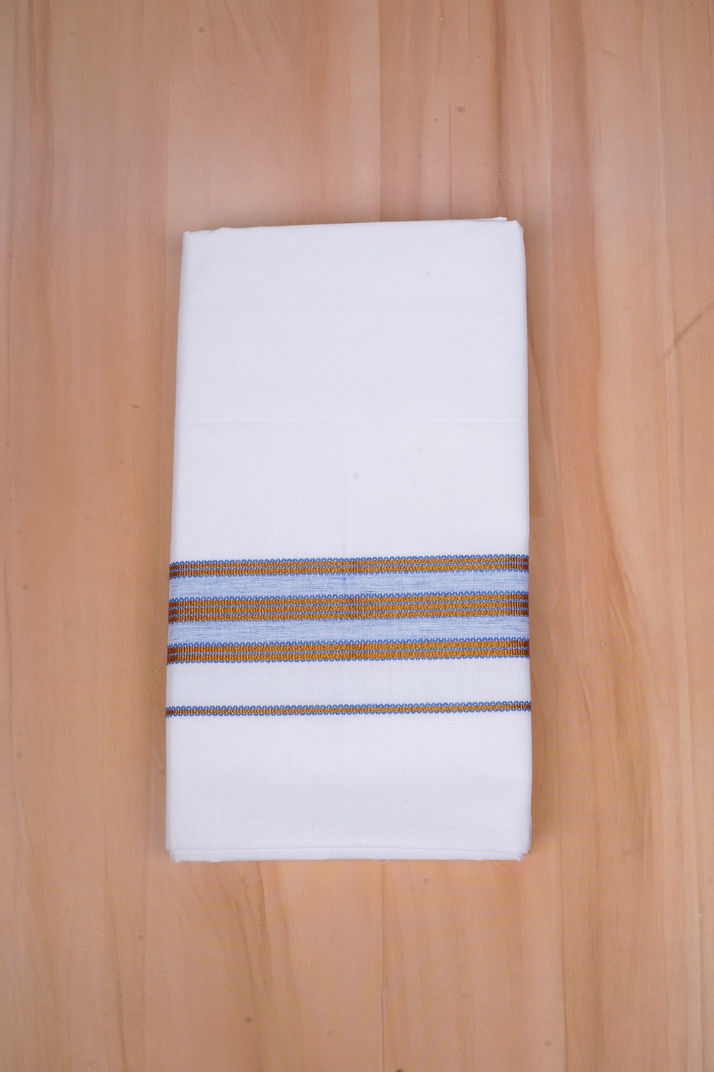 Heritage Gold W/S Dhoti 2.00 MTR - Light Blue