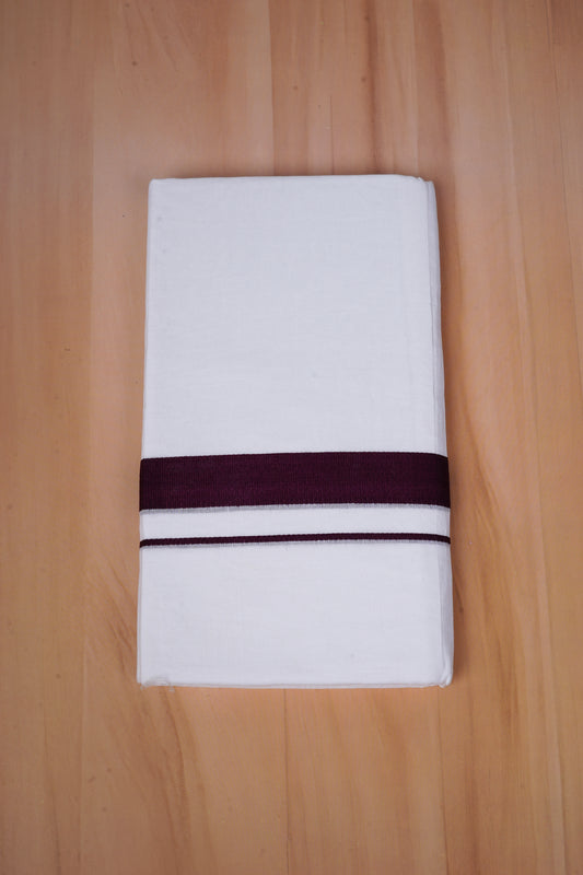 FCD-75 W/D DHOTI 3.80 MTR-Dark Purple