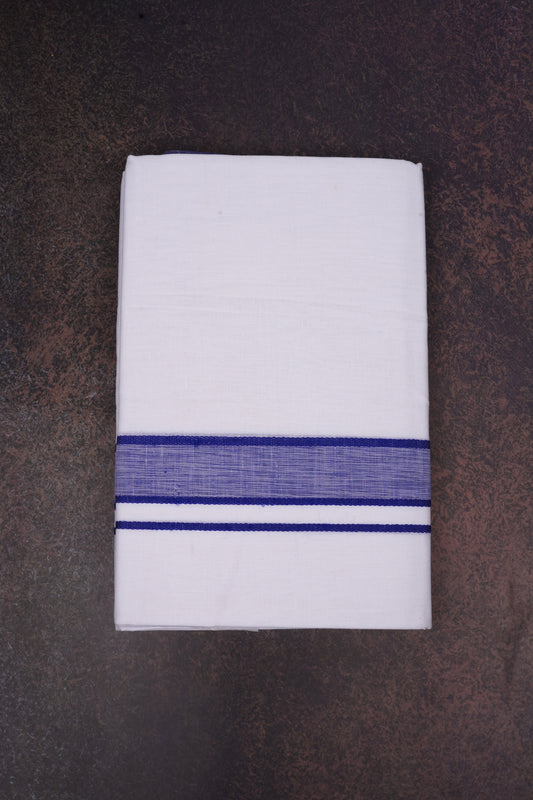 FD-108 W/D DHOTI 3.70 MTR-Blue