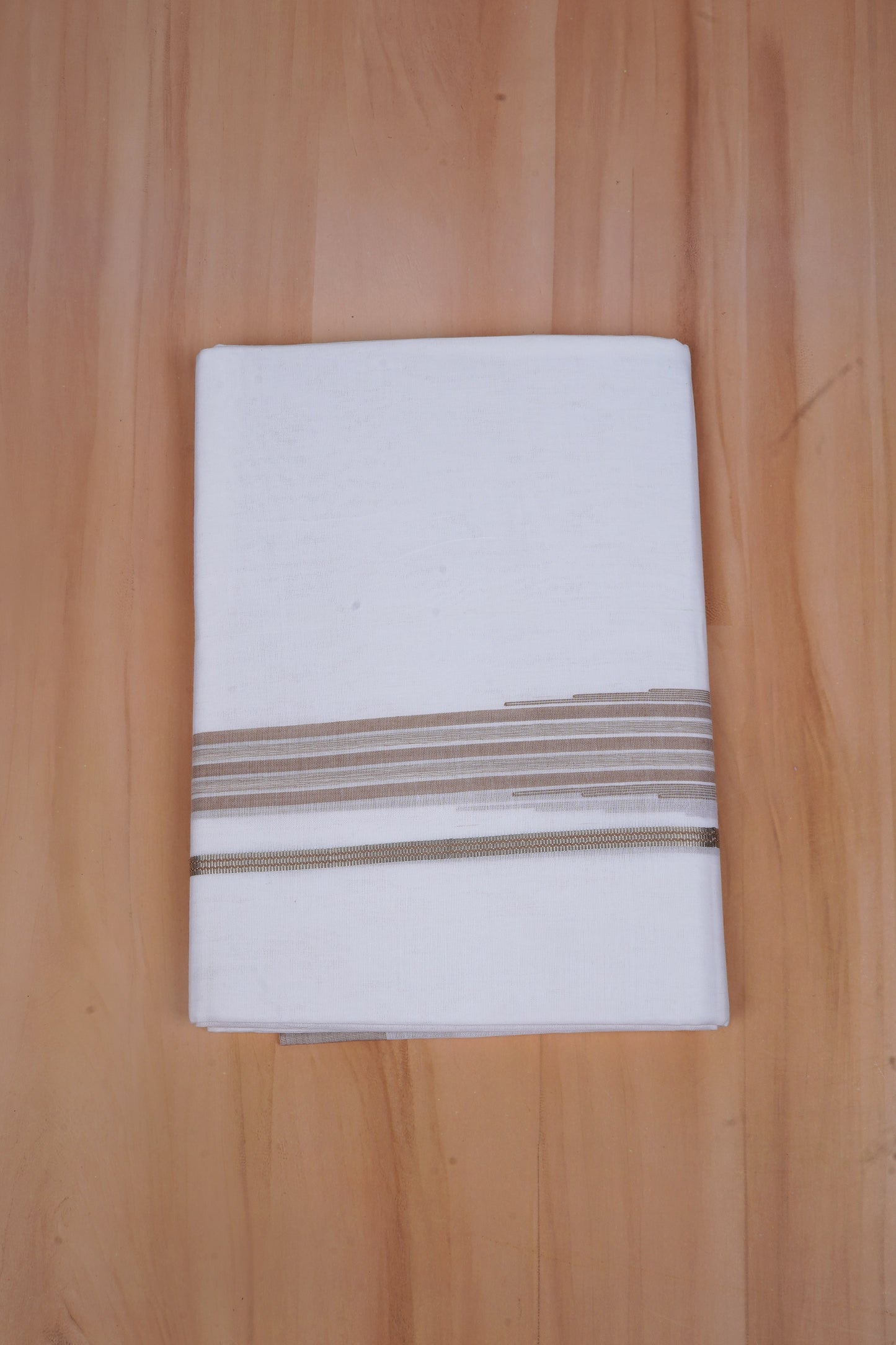 FCD-607 W/D DHOTI 3.80 MTR - Light Brown