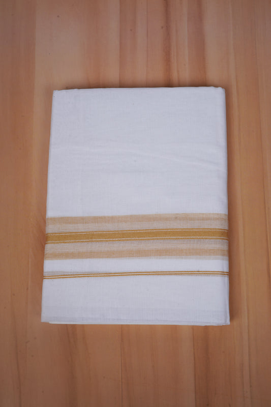 FCD-582 W/D DHOTI 3.80 MTR -Light Brown