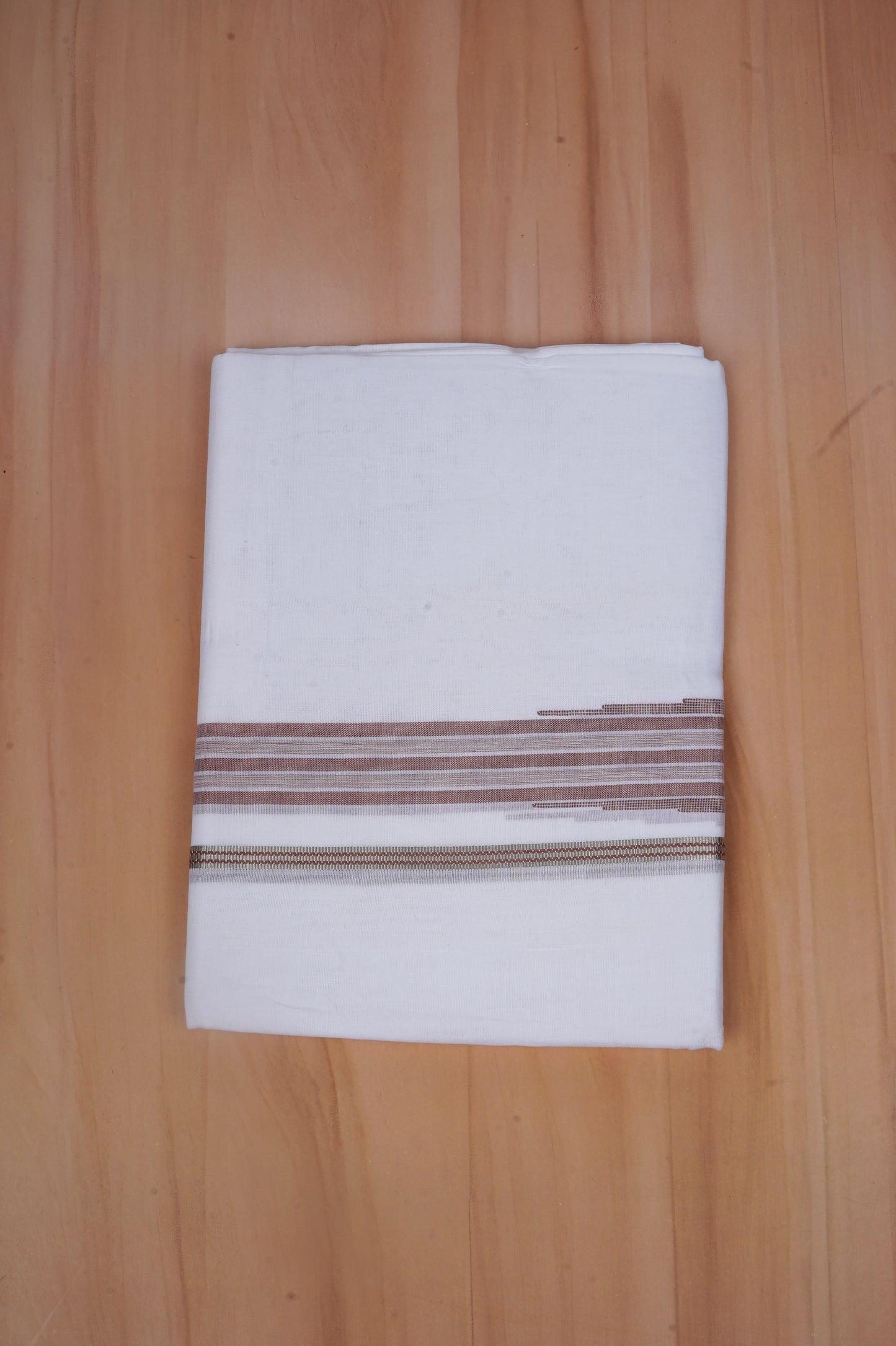FCD-607 W/D DHOTI 3.80 MTR - Light Brown