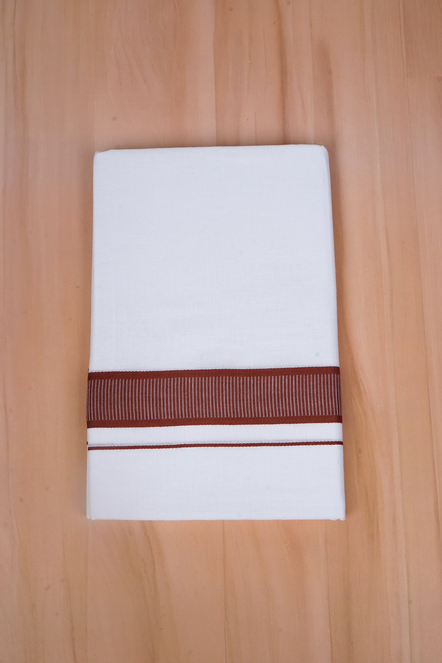 FCD-601 W/D DHOTI 3.80 MTR - Dark Brown