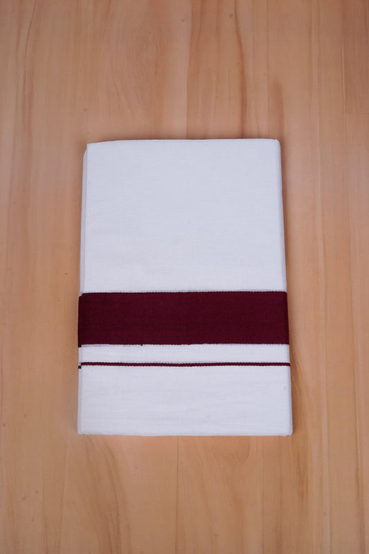FCD-596 W/D DHOTI 3.80 MTR - Maroon