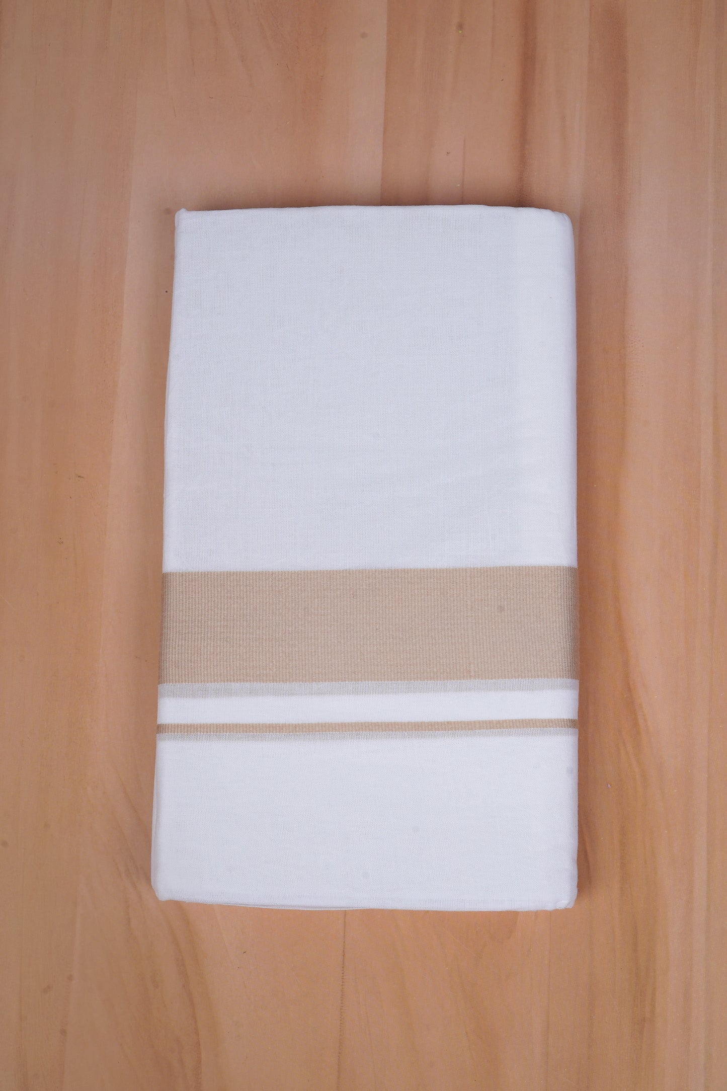 FCD-76 W/D DHOTI 3.80 MTR-Light Brown