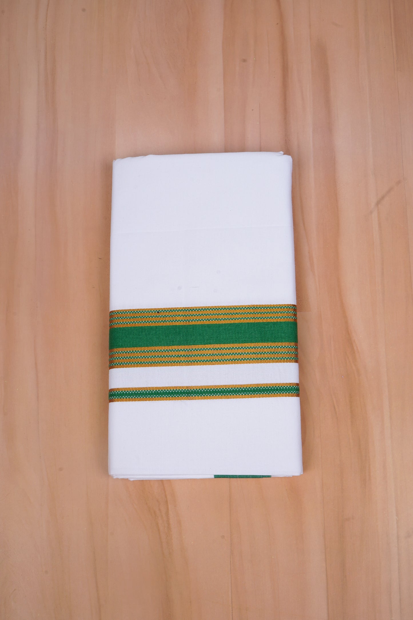 Gold Max W/S Dhoti 2.00 MTR - Dark Green