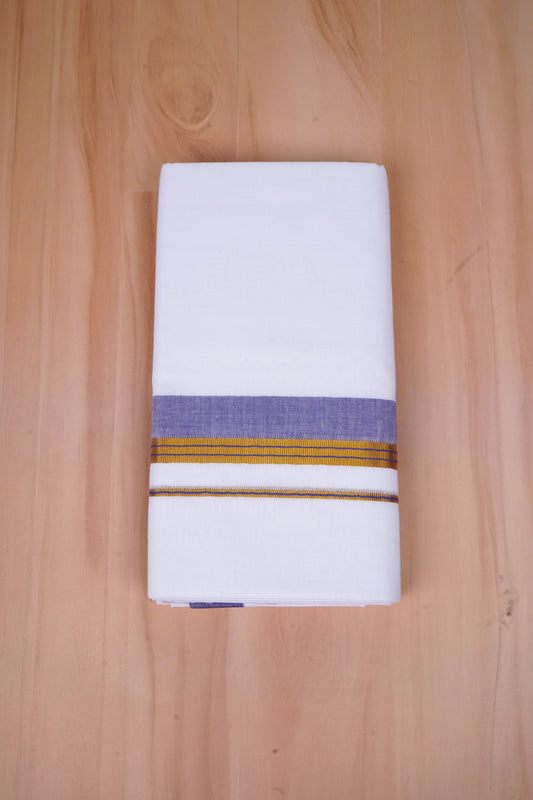 FCD-528 W/D DHOTI 3.80 MTR-Purple