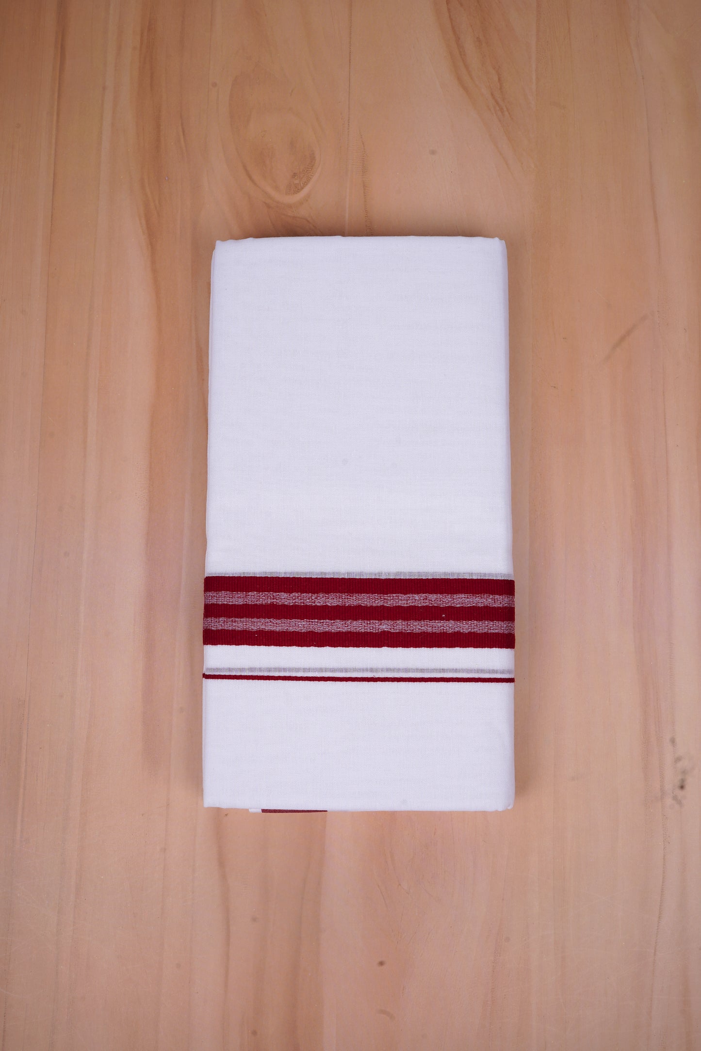 FCD-502 W/D DHOTI 3.80 MTR-Dark Maroon