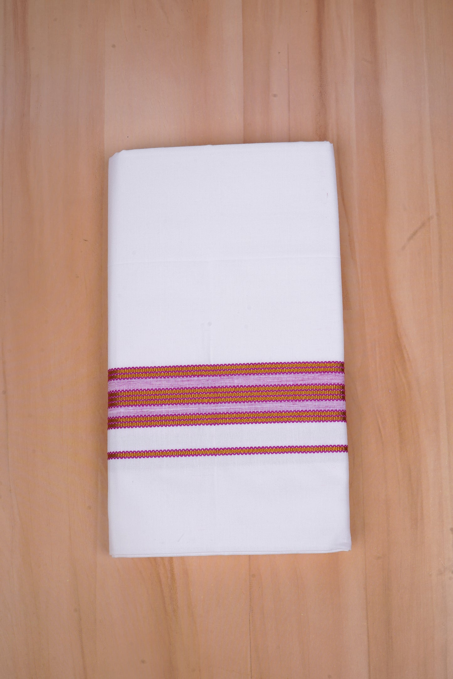 Heritage Gold W/S Dhoti 2.00 MTR - Pink
