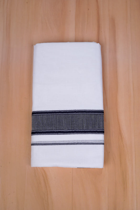 FCD-527 W/D DHOTI 3.80 MTR-Navy Blue