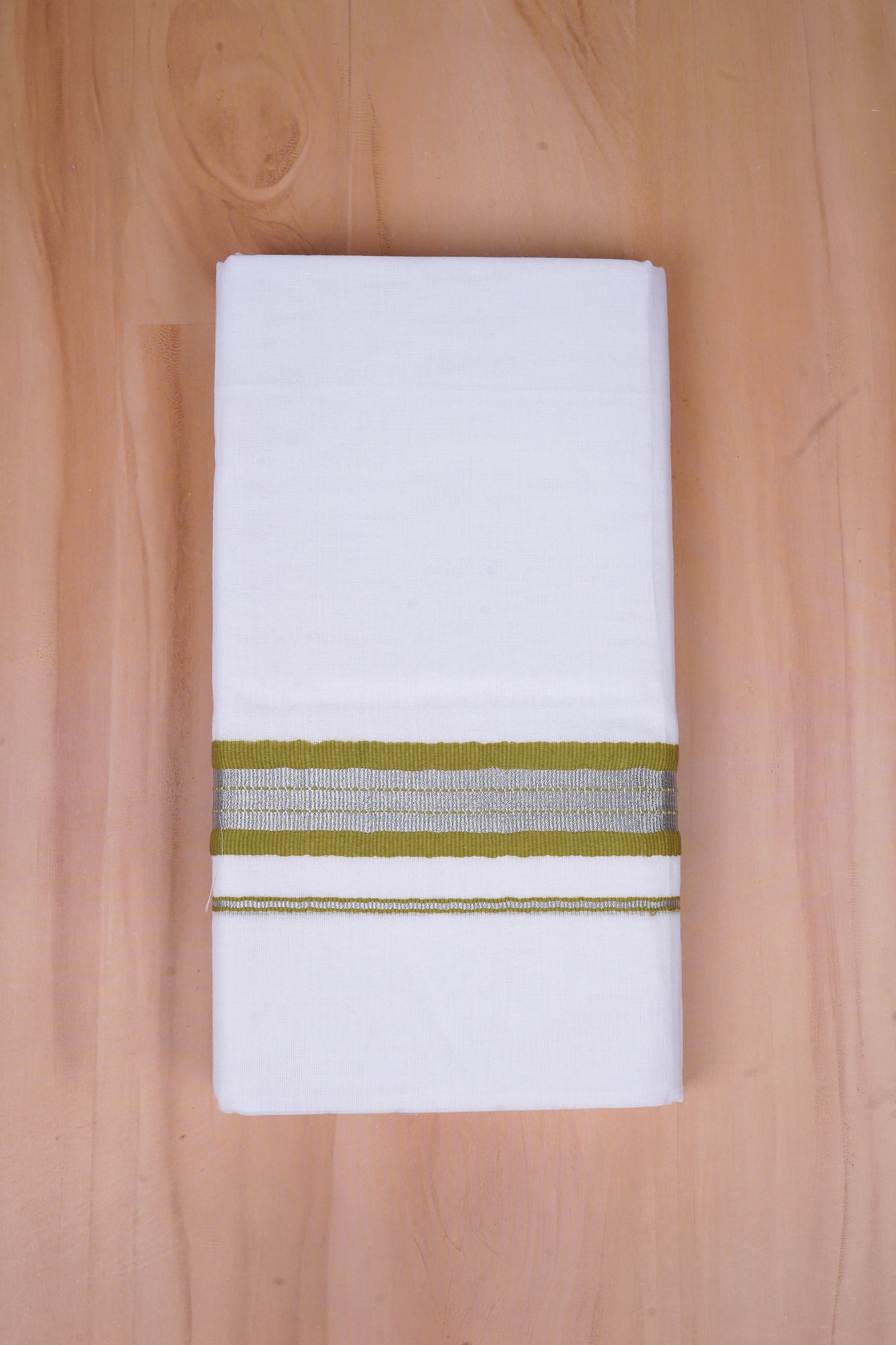 FCD-565 W/D DHOTI 3.80 MTR - Olive Green