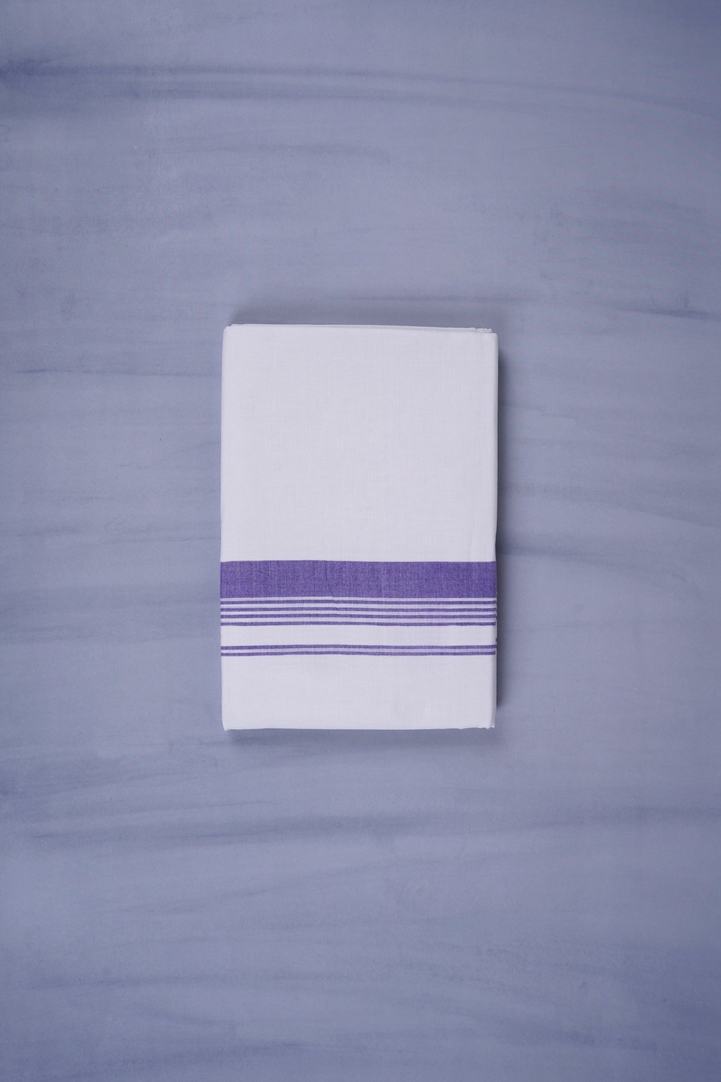 KERALOOM FINISH COTTON 327 W/D DHOTI 3.80 MTR - Violet