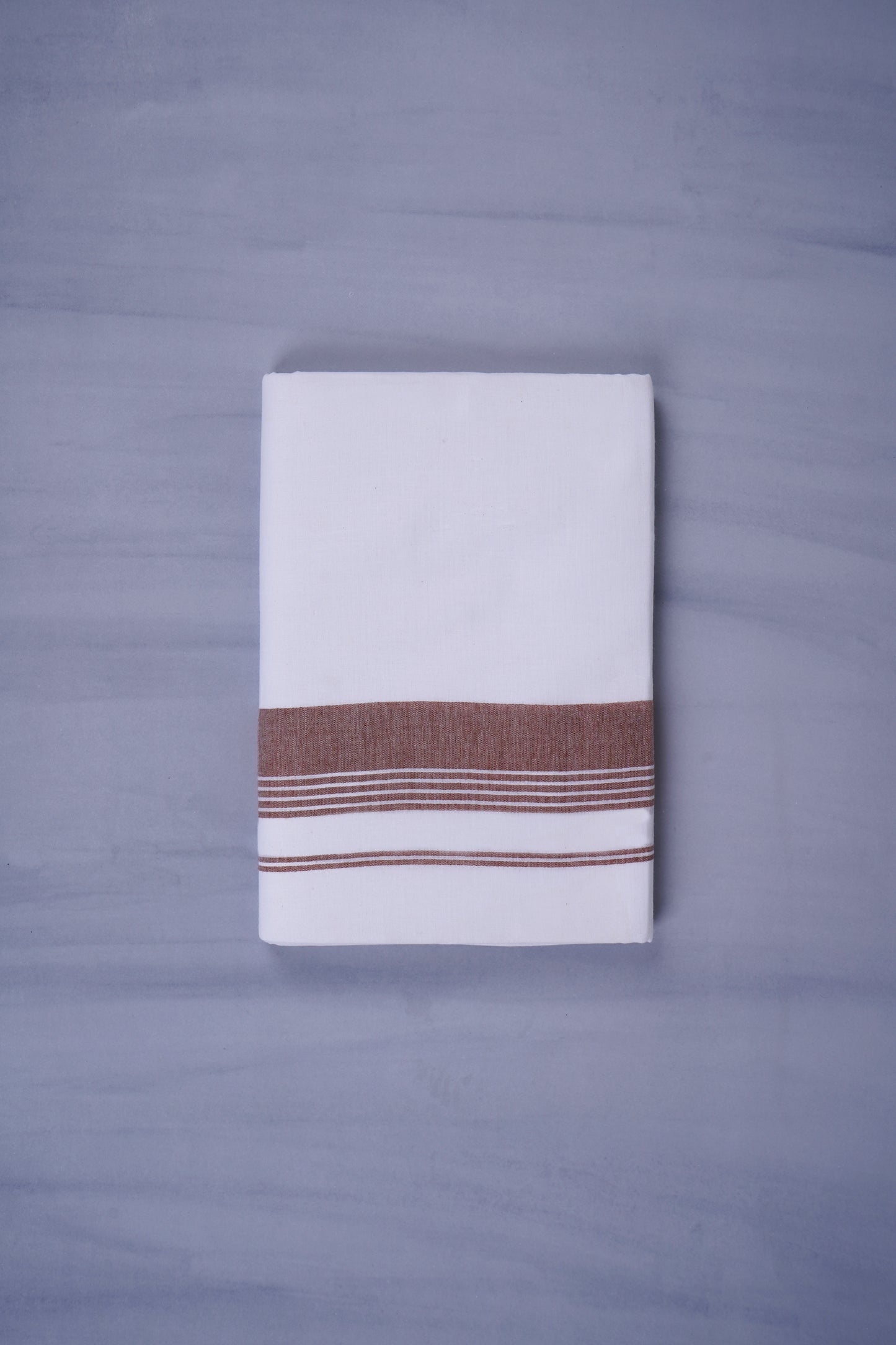 KERALOOM FINISH COTTON 327 W/D DHOTI 3.80 MTR - Brown