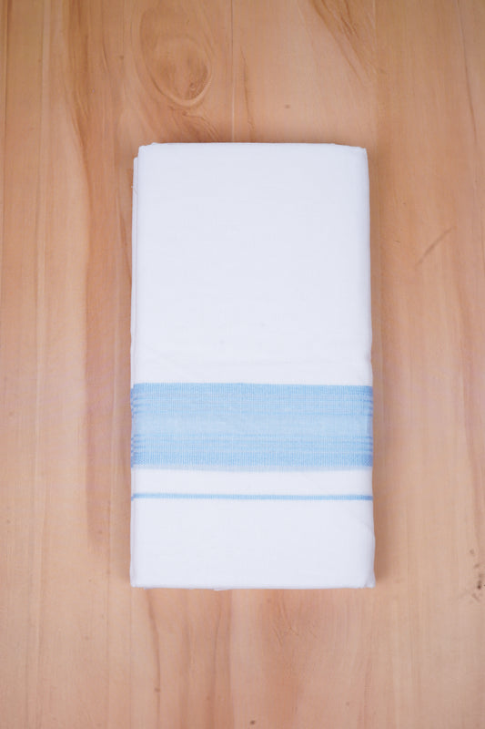FCD-522 W/D DHOTI 3.80 MTR- Blue