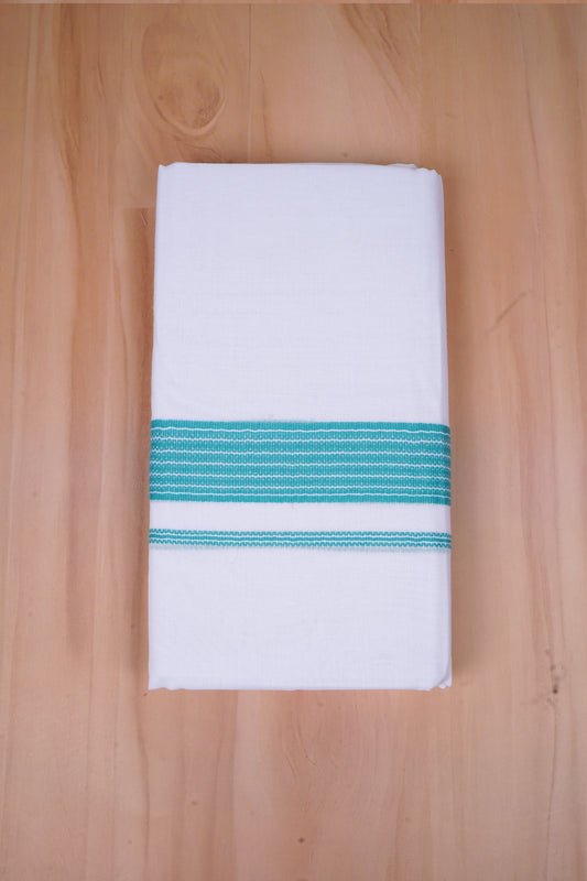 FCD-470 W/D DHOTI 4.00 MTR - Sky Blue
