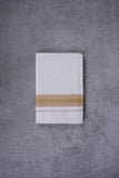 KERALOOM FINISH COTTON 326 W/D DHOTI 3.80 MTR - Light Brown