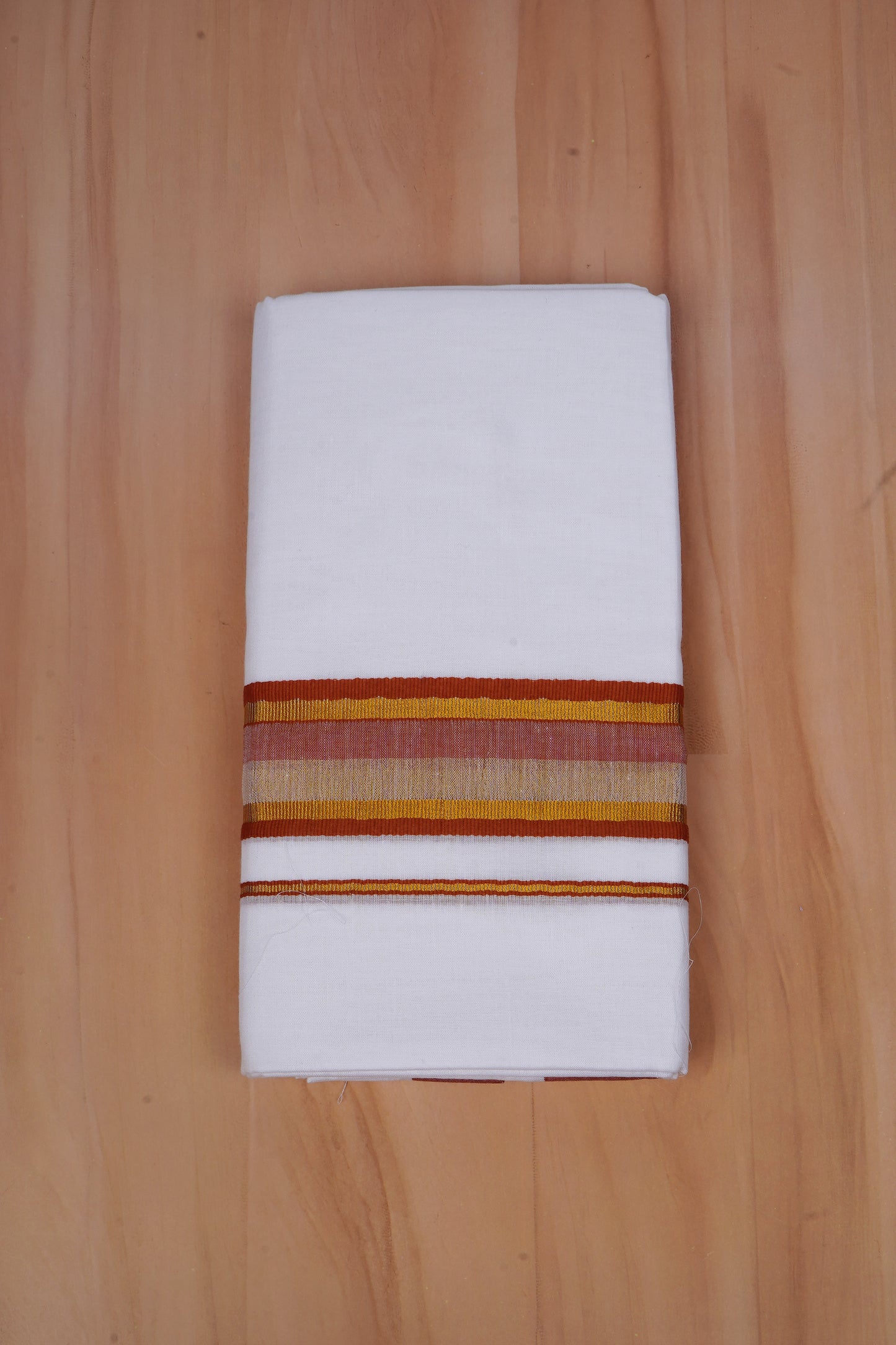 FCD-519 W/D DHOTI 3.80 MTR-Dark Brown