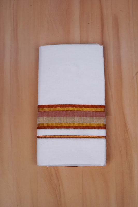 FCD-519 W/D DHOTI 3.80 MTR-Dark Brown