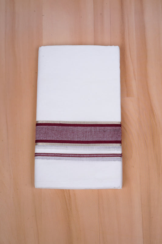 FCD-409 W/D DHOTI 3.80 MTR - Maroon
