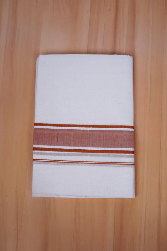 FCD-573 W/D DHOTI 3.80 MTR - Dark Brown