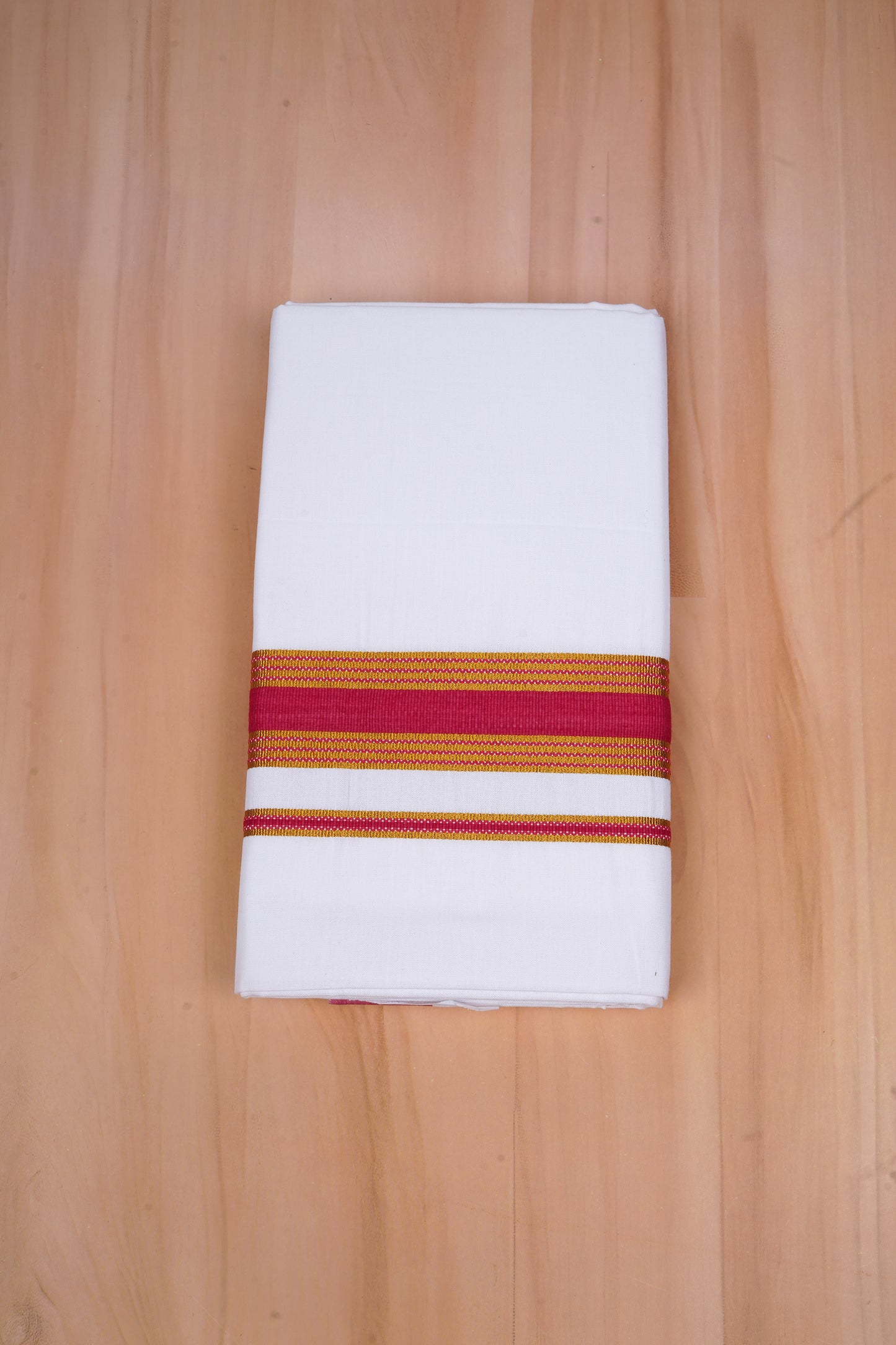Gold Max W/S Dhoti 2.00 MTR - Red