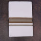 FD-166 W/D DHOTI 3.80 MTR-Light Brown