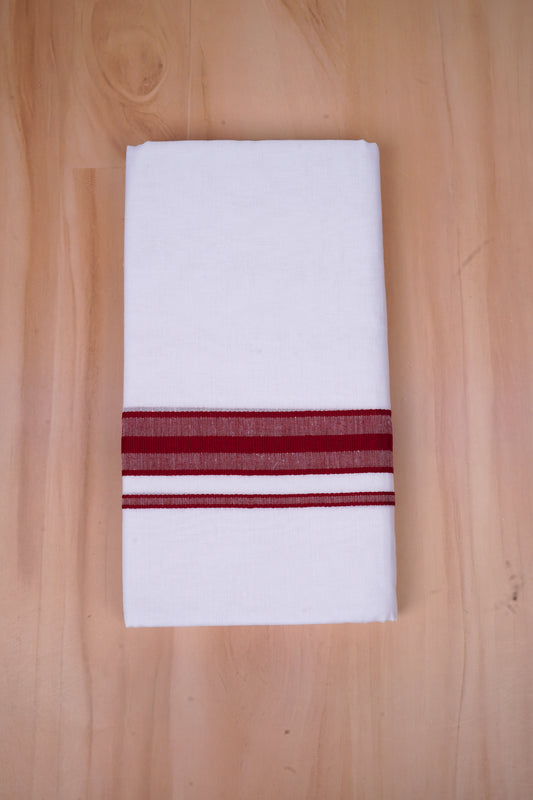 FCD-332 W/D DHOTI 3.80 MTR-Dark Maroon