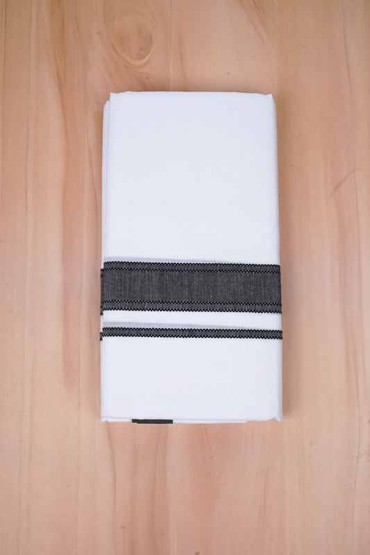 425FD-02 W/D DHOTI 4.25 MTR- Black