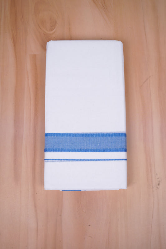 FCD-471 W/D DHOTI 3.80 MTR - Blue