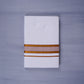 KERALOOM FINISH COTTON 330 W/D DHOTI 3.80 MTR - Brown
