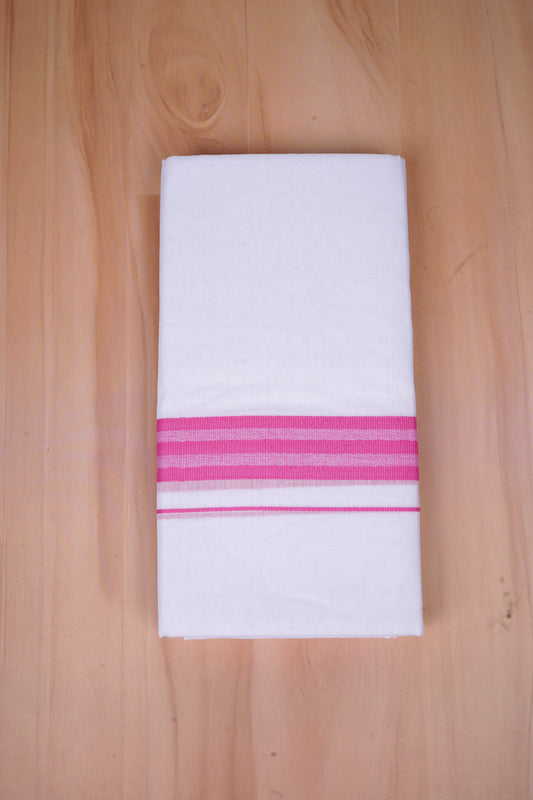 FCD-502 W/D DHOTI 3.80 MTR-Dark Pink