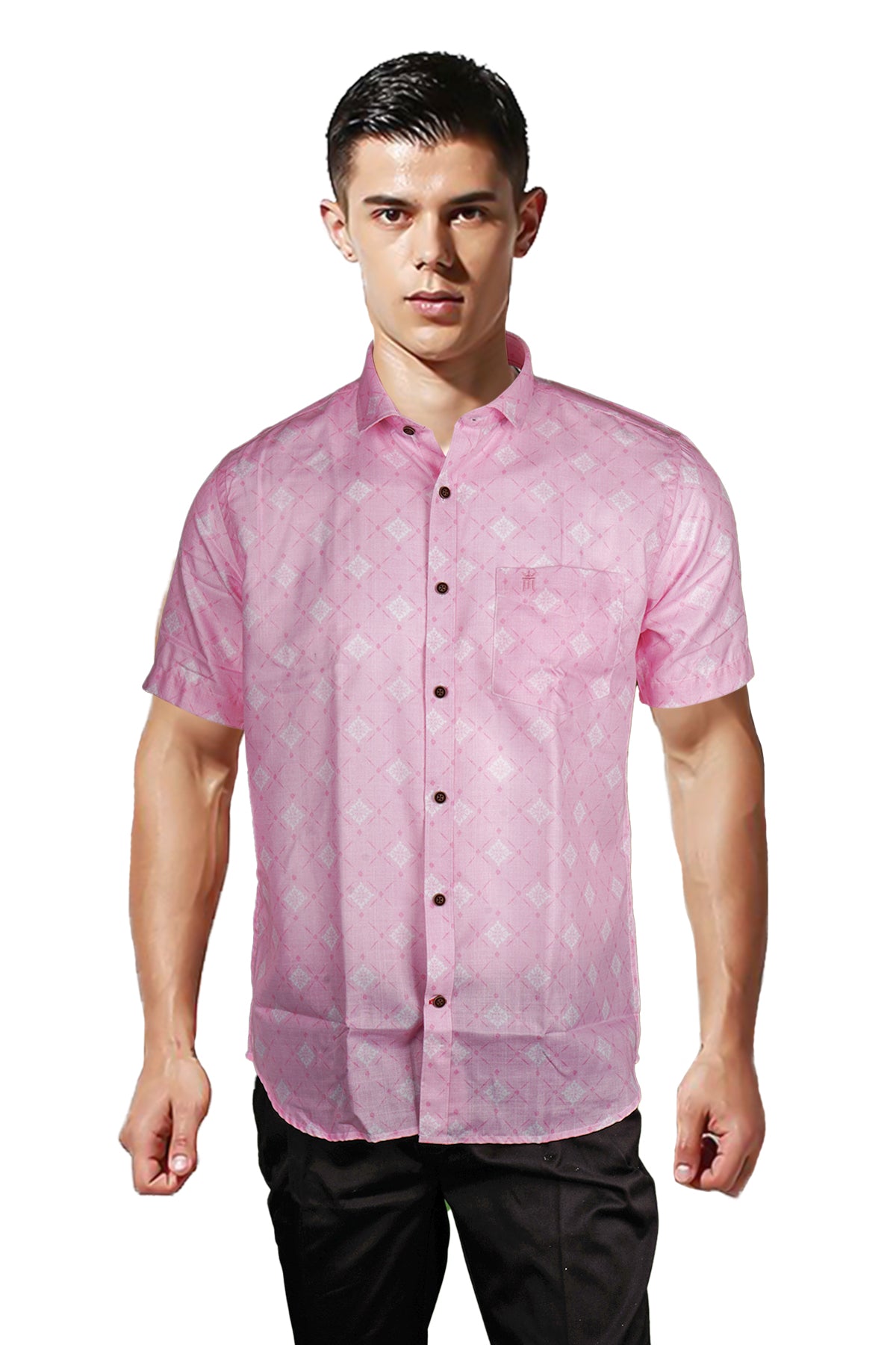 NEW COMMER RELAX FIT HALF SLEEVE SHIRT - 76202