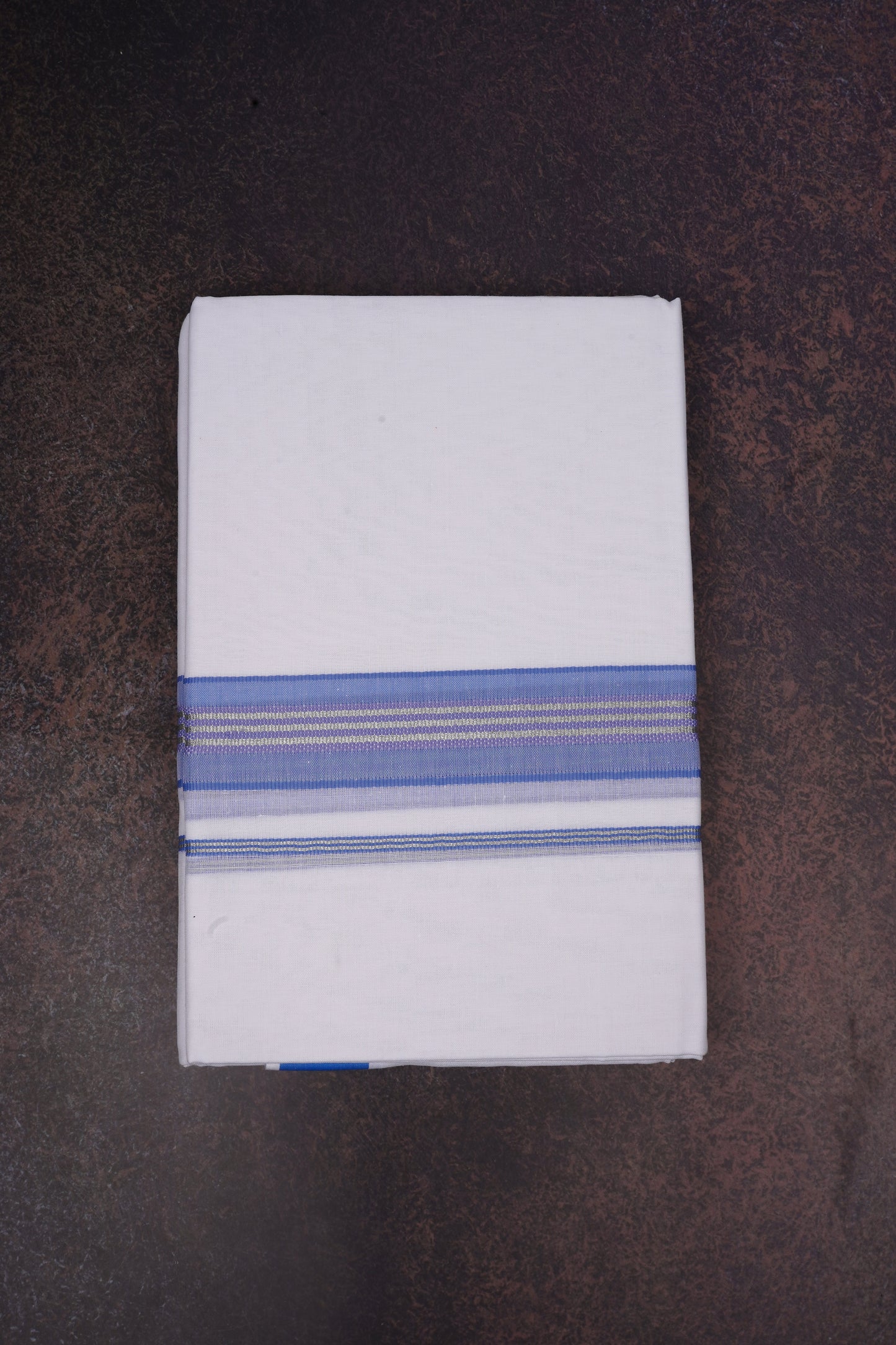 FD-166 W/D DHOTI 3.80 MTR-Blue