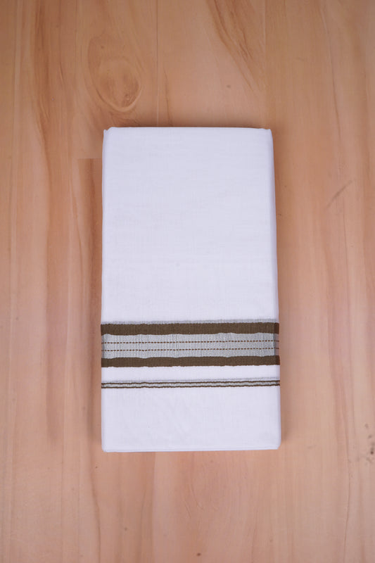 FCD-565 W/D DHOTI 3.80 MTR - Brown