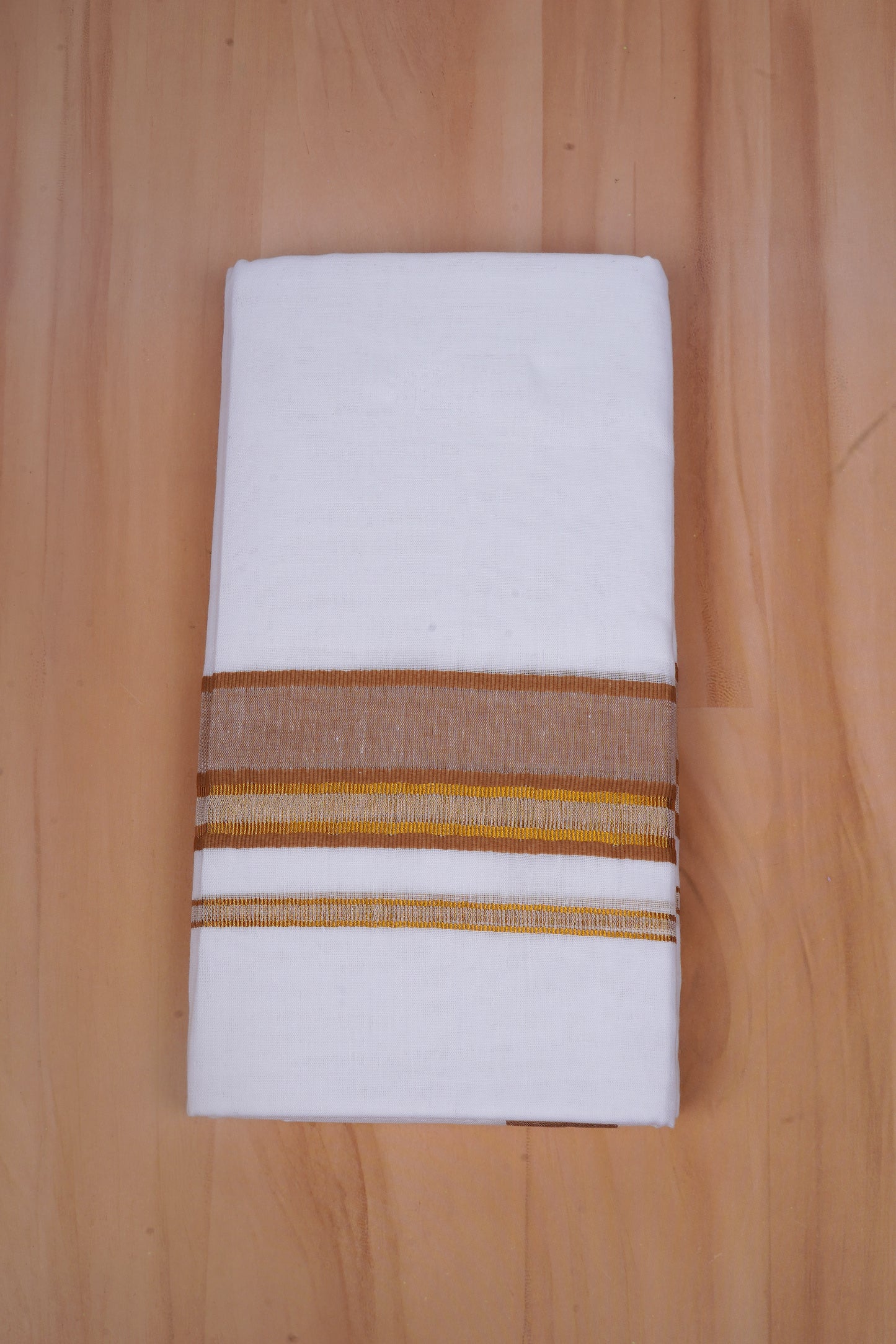 FCD-531 W/D DHOTI 3.80 MTR-Light Brown