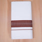 FCD-522 W/D DHOTI 3.80 MTR- Dark Brown