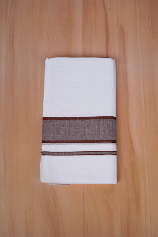 FCD-86 W/D DHOTI 3.80 MTR- Light Brown
